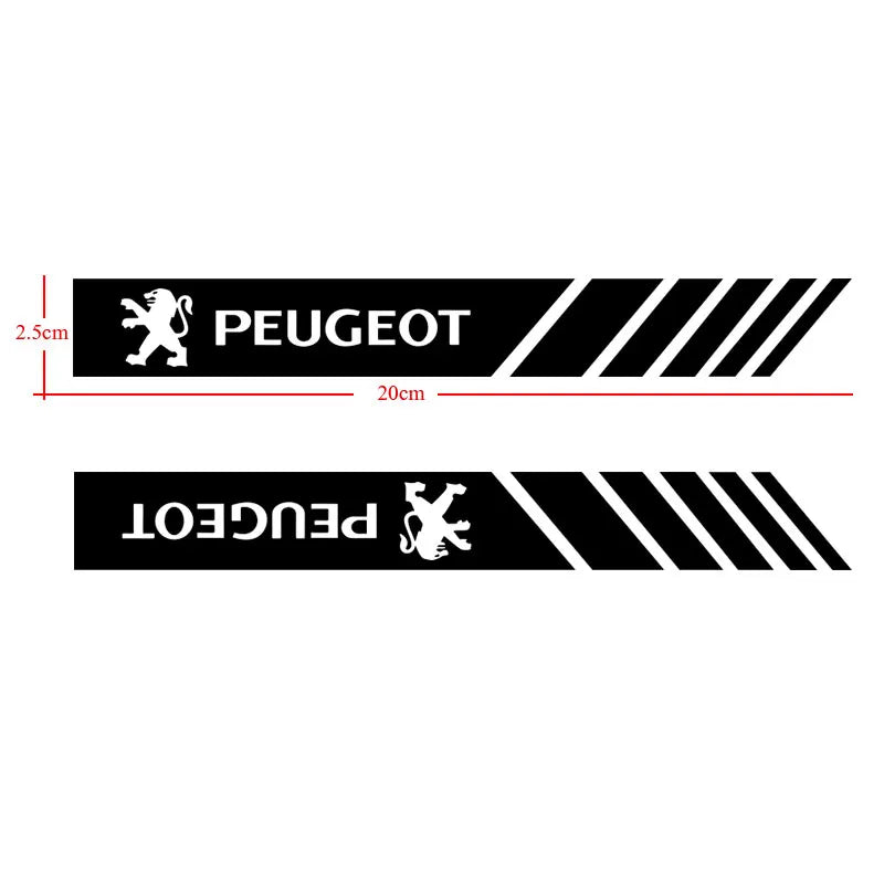 Car Racing Strips Peugeot