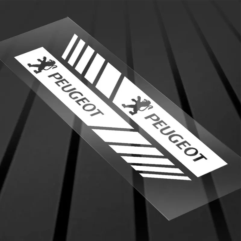 Car Racing Strips Peugeot