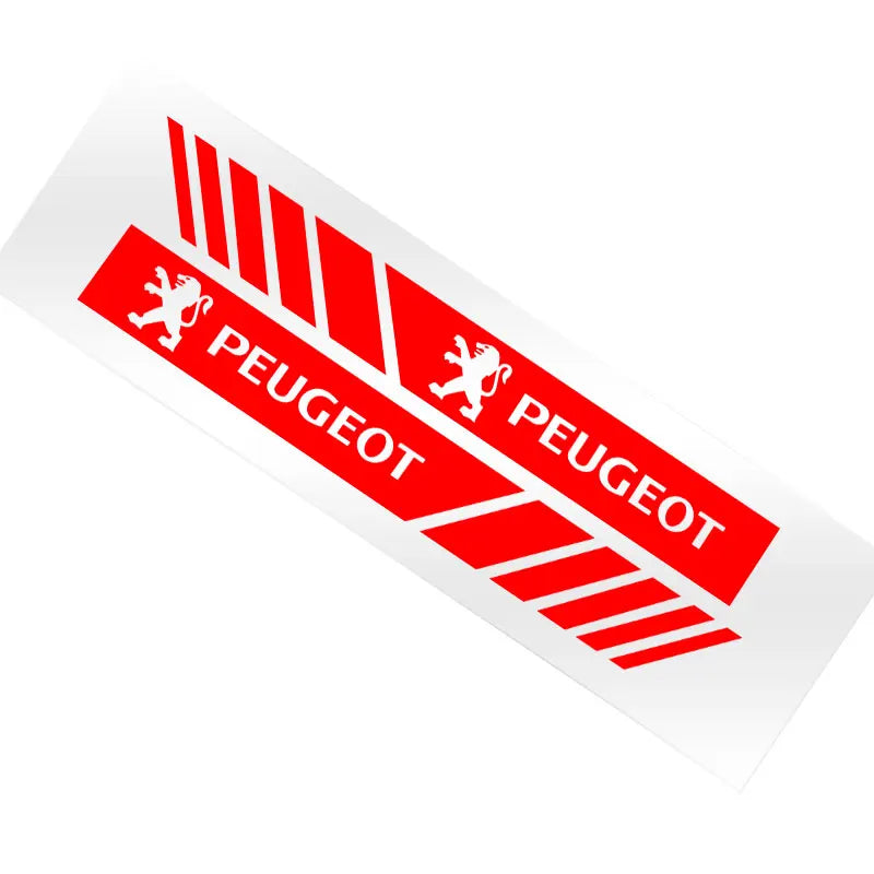 Car Racing Strips Peugeot